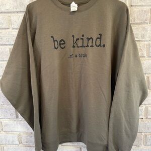 Hanes EcoSmart Olive Green Crewneck Sweatshirt